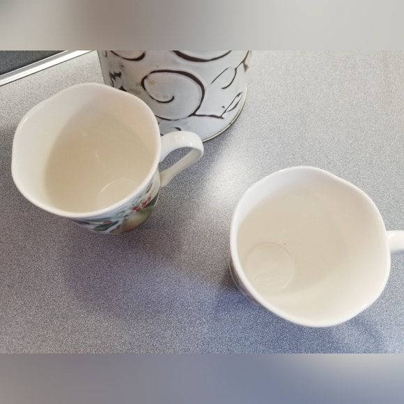 Lenox coffe cups mugs pear plum blossom FIRM - Picture 3 of 7